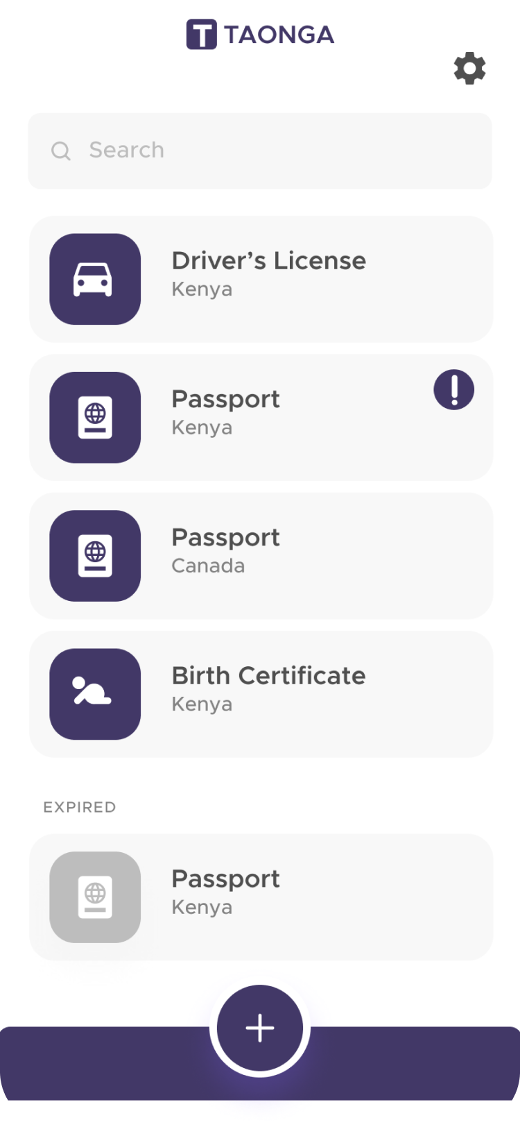 Screenshot of selecting your document 
